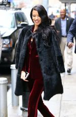 ADRIANA LIMA Arrives at Wendy Williams Show in New York 12/05/2016