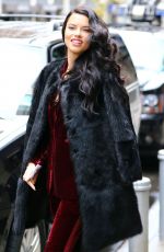 ADRIANA LIMA Arrives at Wendy Williams Show in New York 12/05/2016