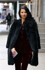 ADRIANA LIMA Arrives at Wendy Williams Show in New York 12/05/2016