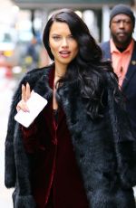 ADRIANA LIMA Arrives at Wendy Williams Show in New York 12/05/2016