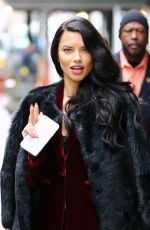 ADRIANA LIMA Arrives at Wendy Williams Show in New York 12/05/2016