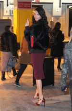 ADRIANA LIMA Leaves AOL Studios in New York 12/05/2016