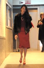 ADRIANA LIMA Leaves AOL Studios in New York 12/05/2016