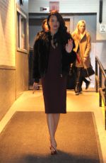 ADRIANA LIMA Leaves AOL Studios in New York 12/05/2016