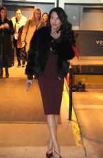 ADRIANA LIMA Leaves AOL Studios in New York 12/05/2016