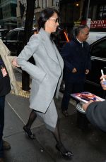 ADRIANA LIMA Leaves Today Show in New York 12/05/2016