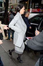 ADRIANA LIMA Leaves Today Show in New York 12/05/2016