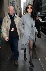 ADRIANA LIMA Leaves Today Show in New York 12/05/2016