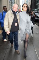 ADRIANA LIMA Leaves Today Show in New York 12/05/2016
