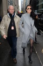 ADRIANA LIMA Leaves Today Show in New York 12/05/2016
