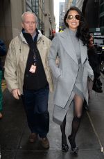 ADRIANA LIMA Leaves Today Show in New York 12/05/2016