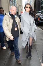 ADRIANA LIMA Leaves Today Show in New York 12/05/2016