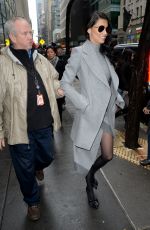 ADRIANA LIMA Leaves Today Show in New York 12/05/2016