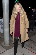 ALANA STEWART Out for Dinner in West Hollywood 12/22/2016