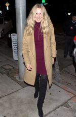 ALANA STEWART Out for Dinner in West Hollywood 12/22/2016