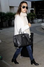 ALESSANDRA AMBROSIO at LAX Airport in Los Angeles 12/04/2016