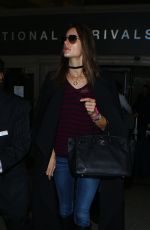 ALESSANDRA AMBROSIO at Los Angeles International Airport 12/09/2016