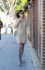 ALESSANDRA AMBROSIO Heading to a Spa in Brentwood 12/15/2016