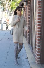 ALESSANDRA AMBROSIO Heading to a Spa in Brentwood 12/15/2016