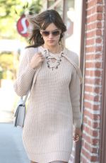 ALESSANDRA AMBROSIO Heading to a Spa in Brentwood 12/15/2016