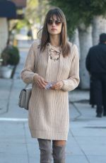 ALESSANDRA AMBROSIO Heading to a Spa in Brentwood 12/15/2016