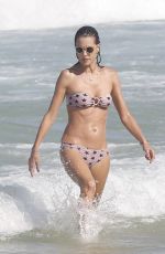 ALESSANDRA AMBROSIO in Bikini on the Beach in Florianopolis 12/29/2016