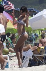 ALESSANDRA AMBROSIO in Bikini on the Beach in Florianopolis 12/29/2016