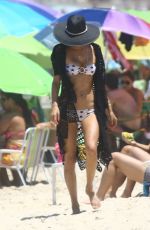 ALESSANDRA AMBROSIO in Bikini on the Beach in Florianopolis 12/29/2016