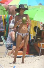 ALESSANDRA AMBROSIO in Bikini on the Beach in Florianopolis 12/29/2016