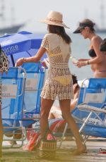 ALESSANDRA AMBROSIO in Bikini on the Beach in Santa Catarina 12/30/2016