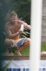 ALESSANDRA AMBROSIO in Swimsuit at a Pool in Santa Catarina 12/30/2016