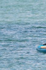 ALEXANDRA RODRIGUEZ in Bikini Paddle Boarding in Miami 12/20/2016