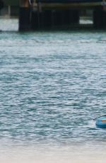 ALEXANDRA RODRIGUEZ in Bikini Paddle Boarding in Miami 12/20/2016