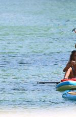 ALEXANDRA RODRIGUEZ in Bikini Paddle Boarding in Miami 12/20/2016