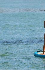 ALEXANDRA RODRIGUEZ in Bikini Paddle Boarding in Miami 12/20/2016