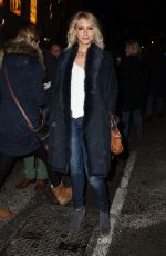 ALI BASTIAN at a Christmas Carol Play in London 12/20/2016