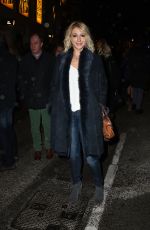 ALI BASTIAN at a Christmas Carol Play in London 12/20/2016
