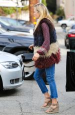 ALI LARTER Out and About in Beverly Hills 12/10/2016
