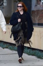 ALYSON HANNIGAN Out for Shopping in Los Angeles 12/12/2016