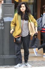 ALYSSA DIAZ Out Shopping in Los Angeles 12/13/2016