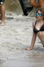AMANDA KAYLOR and CALLIE CATTANEO in Bikinis on the Beach in Miami 12/15/2016