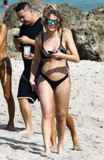 AMANDA KAYLOR and CALLIE CATTANEO in Bikinis on the Beach in Miami 12/15/2016