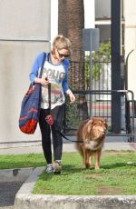 AMANDA SEYFRIED and Her Dog Finn Out in Los Angeles 12/14/2016