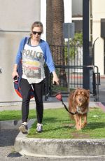 AMANDA SEYFRIED and Her Dog Finn Out in Los Angeles 12/14/2016