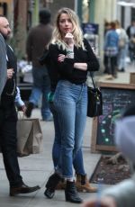 AMBER HEARD in Jeans Out in Los Angeles 12/10/2016