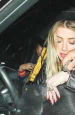 AMBER HEARD Leaves Nice Guy in West Hollywood 12/19/2016