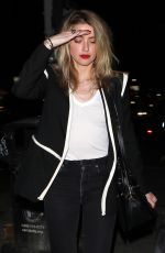 AMBER HEARD Leaves No Name Club in Los Angeles 11/29/2016