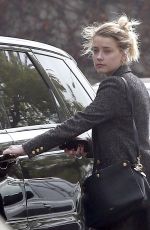 AMBER HEARD Out and About in West Hollywood 12/13/2016