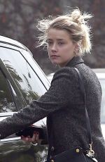 AMBER HEARD Out and About in West Hollywood 12/13/2016