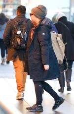 AMY SCHUMER Arrives to Her Hotel in New York 12/19/2016